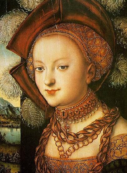 Lucas Cranach Salome Sweden oil painting art